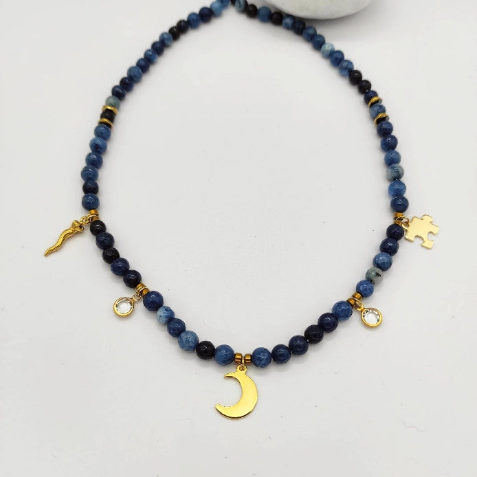 Collana Luna Blu